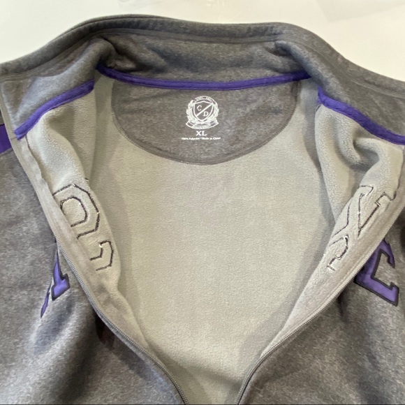 Huskies Grey and Purple Track Jacket - Picture 3 of 5